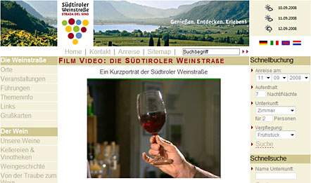 Imagefilm Südtiroler Weinstraße