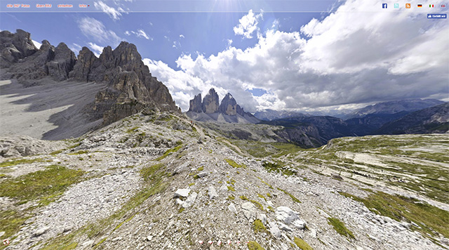 Südtirol 3D - 360 Grad Kugelpanoramen Südtirols Bergwelt