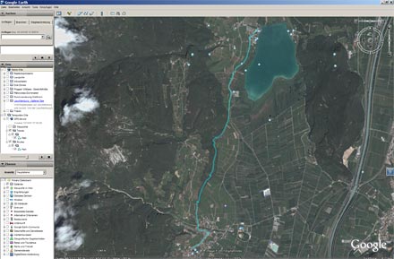 Google Earth Tramin Kalterer See