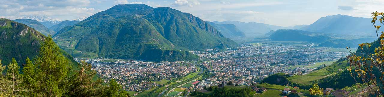Bozen, die Landeshauptstadt Südtirols