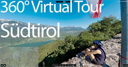 Virtual Tour durch Südtirol. Südtirol 360°