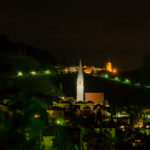 Pfarrkirche Tramin bei Nacht