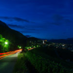 Tramin an der Weinstraße bei Nacht