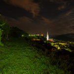 Tramin by night in the vineyards